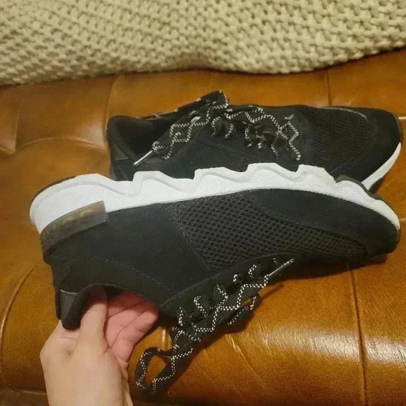 SOREL Kinetic Lite Lace Women's Trainer Shoes in Black Size 7 - Picture 8 of 11